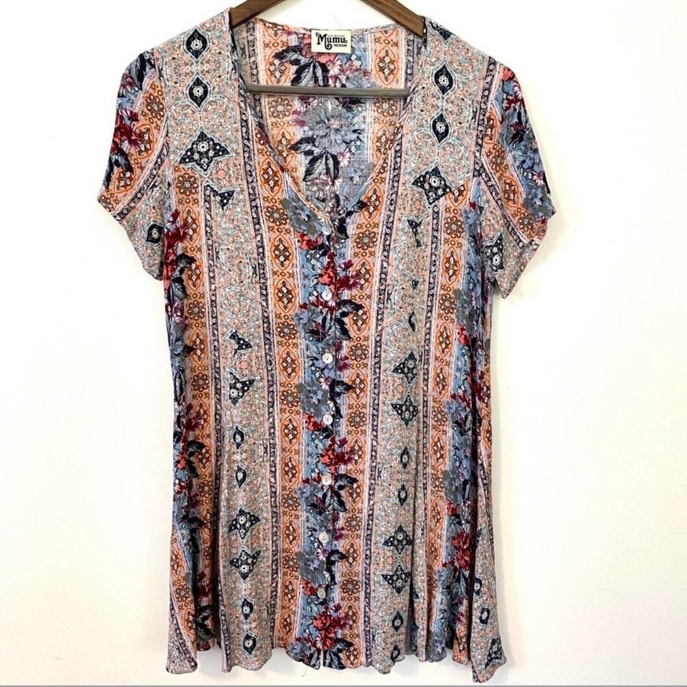 SMYMM Bennett Babydoll Tie Back Mini Dress/M